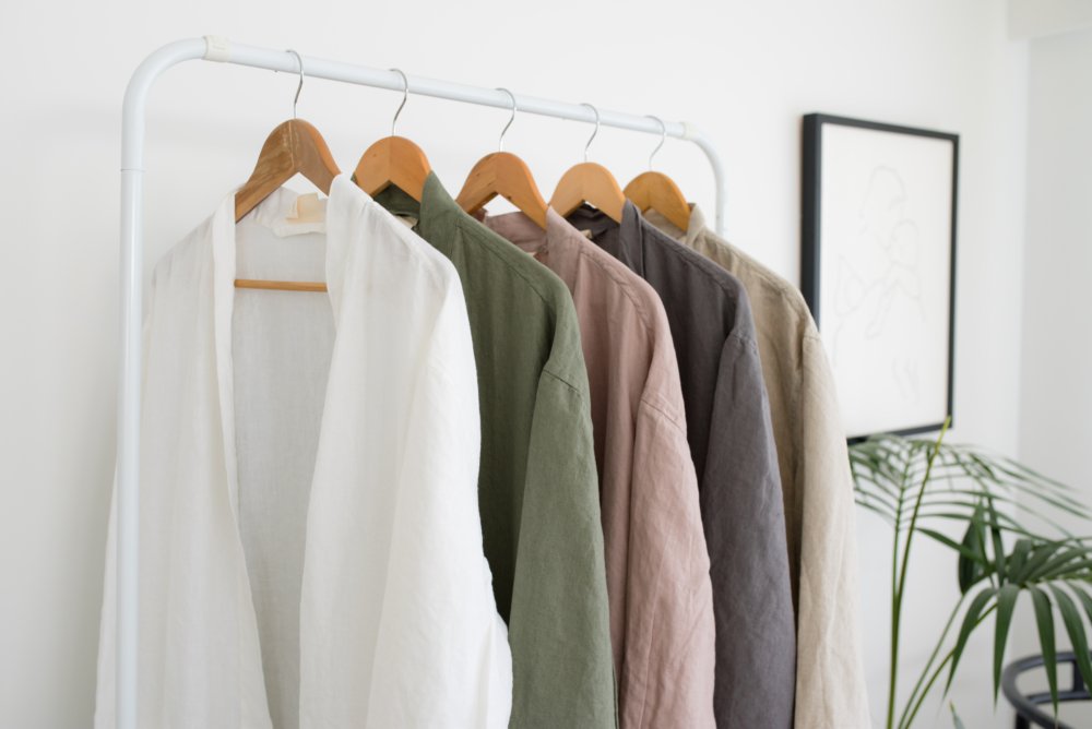 Linen Robe - Khaki