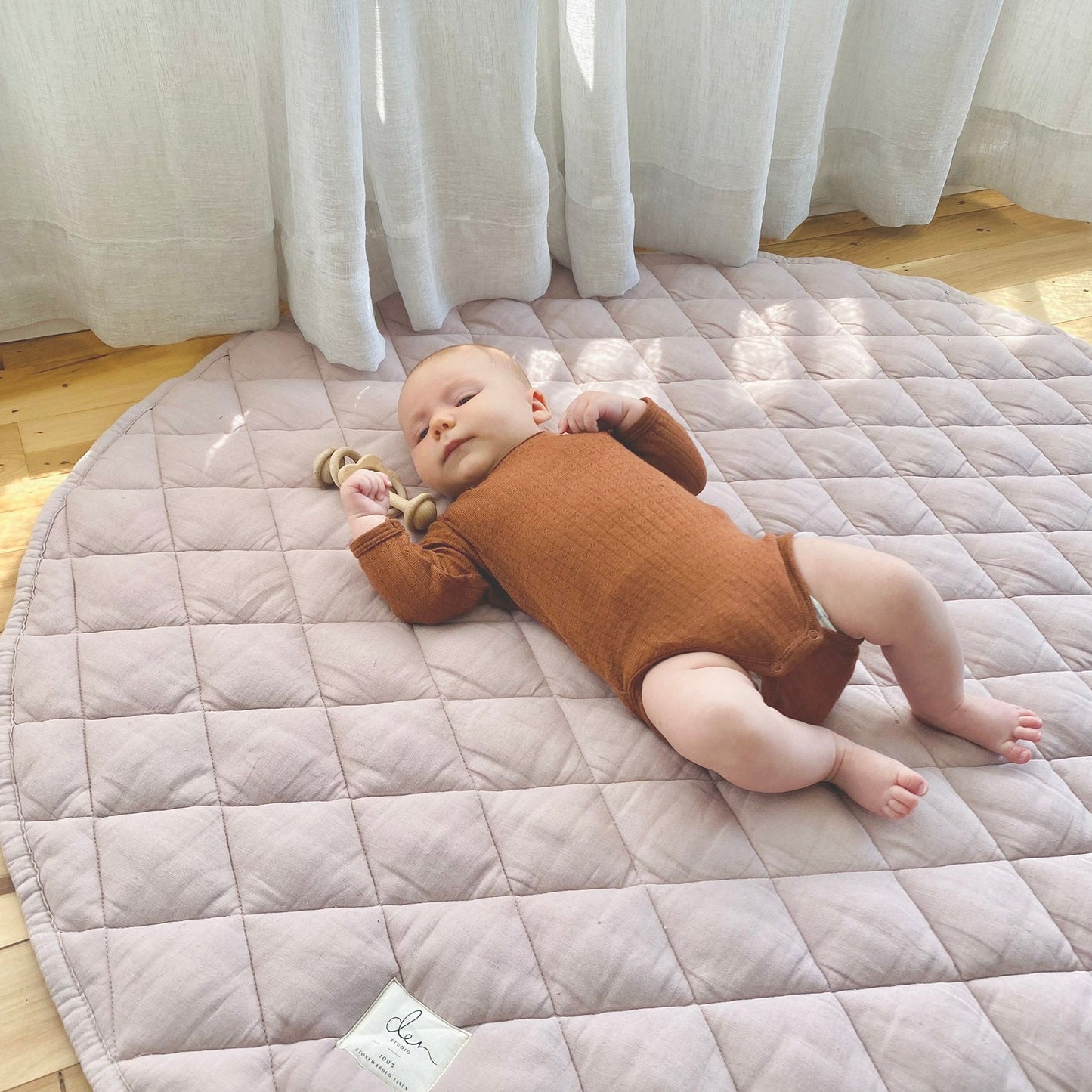 Linen Play Mat - Bloom