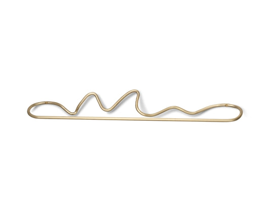 ferm LIVING Curvature Towel Hanger - Solid Brass