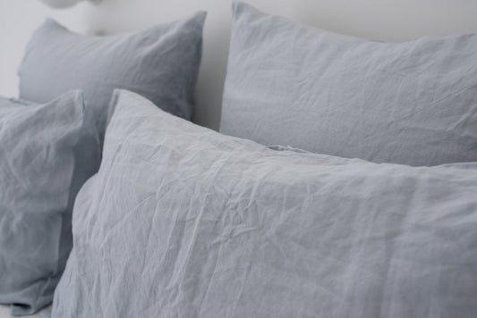 Linen Pillowcases - Fog