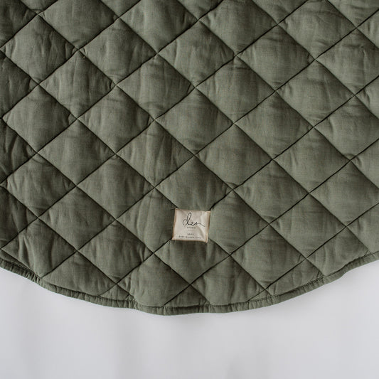 Linen Play Mat - Khaki